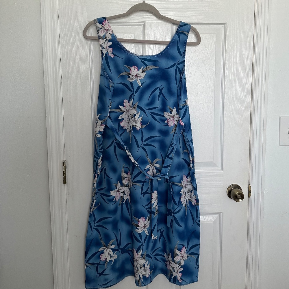 Looking Good Hawaiian Print Dress-tagged Large